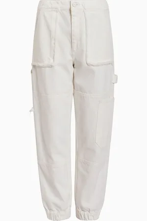 AllSaints AllSaints Mila 100% Organic Cotton Fray Trousers38