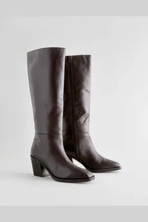 Next Forever Comfort Western Knee High Heeled BootsEU 42 (UK 8)