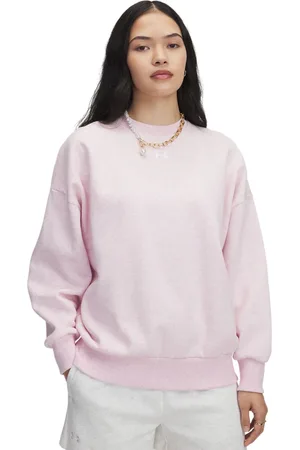 Under Armour Dzianinowa bluza o kroju oversize z okrągłym dekoltem RivalS
