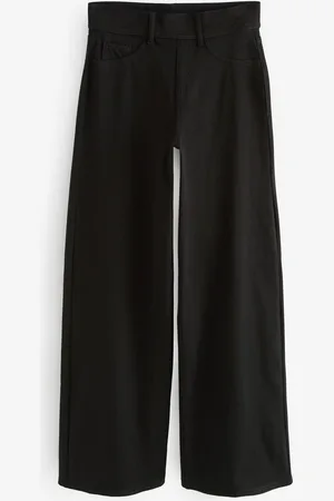 Next Wide Leg Denim Jersey Leggings50