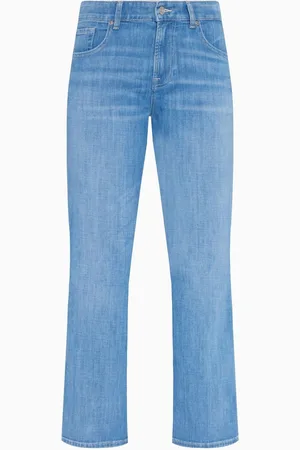 7 for all Mankind Blue Calie Straight Ankle Charleston Jeans38