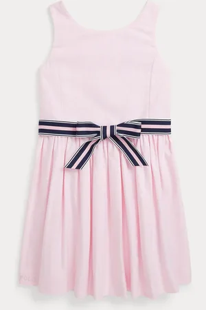 Ralph Lauren Girls Pink 100% Cotton Oxford Dress1.5 lat