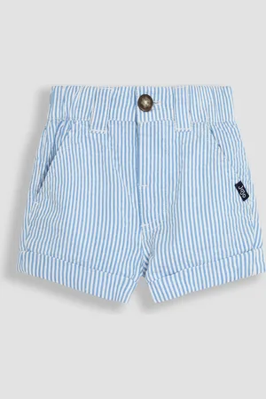 JoJo Maman Bébé Seersucker Stripe 100% Cotton Shorts98104 cm