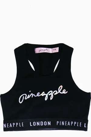 Pineapple Script Crop Top11