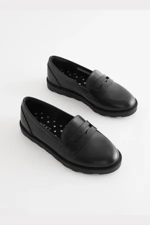 Next Szkolne loafersy skórzaneEU 34.5 (UK 2)