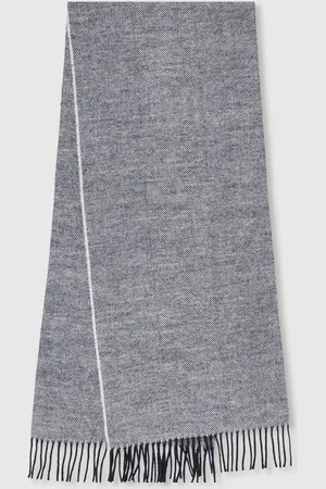 Reiss Higgins Wool Blend Herringbone ScarfJeden