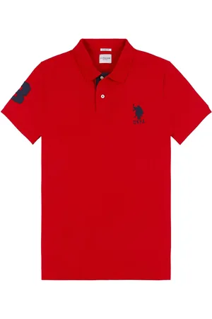 U.S. Polo Assn. U. S. Polo Assn. Regular Fit Mens Player 3 Pique 100% Cotton Polo ShirtM