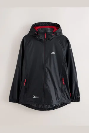 Trespass Unisex Qikpac Packaway Black JacketS