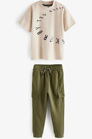 Ted Baker Komplet : koszulka z grafiką w 100% z bawełny i joggersy1.5