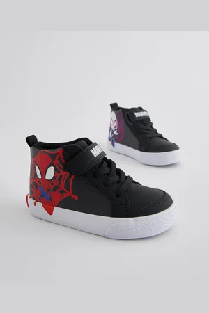 Next Buty zapinane na rzep z elastycznymi sznurówkami i motywem Spidey and FriendsEU 21.5 (UK 5)