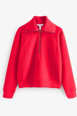 Spanx Red Air Essentials Half Zip SweatshirtXL