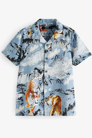 Next Short Sleeve Printed Shirt (3-16yrs)7 lat (122 cm)