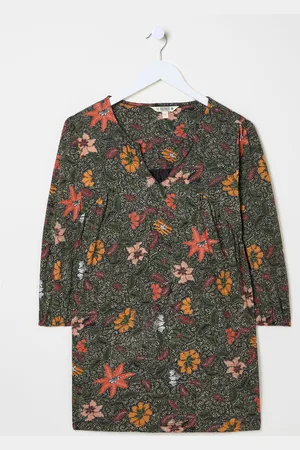 Fat Face FatFace Detail Floral Print Tunic34