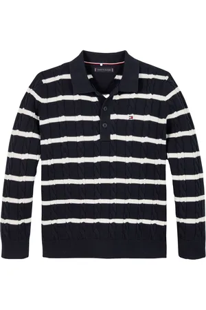 Tommy Hilfiger Cotton Cable Polo Jumper166168 cm