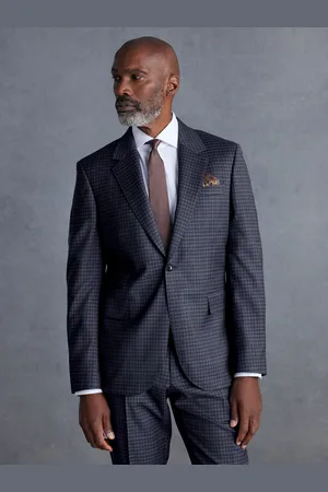 Next Slim Fit Signature Zignone Check Suit: Jacket48 Regular (UK 38 R)