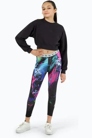 Hype Girls Multi Dark Smudge Black Leggings16 lat (176 cm)