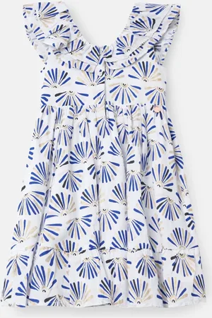 Angel & Rocket Lina Frill Neck Print 100% Cotton Dress12 lat (152 cm)