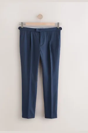 Next Wool Rich Textured Formal Trousers34 S