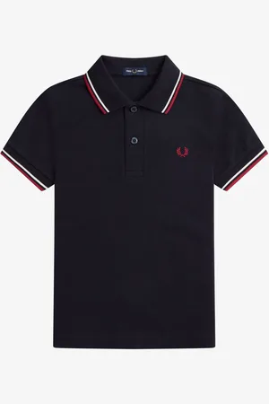 Fred Perry Kids Twin Tipped 100% Cotton Polo Shirt8
