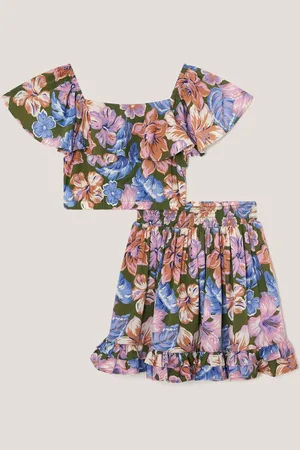 Monsoon Floral Top and Skirt Set11