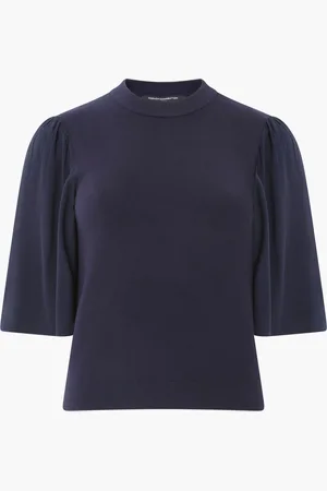 French Connection Sweter Krista z dzianiny z rozszerzanymi mankietami S