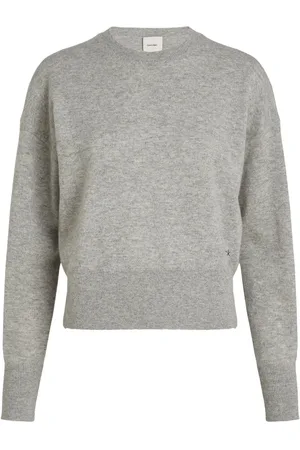 Calvin Klein Kaszmirowy sweter z długim rękawem i okrągłym dekoltemXXS