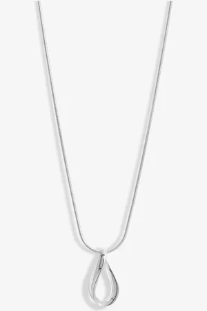 Simply Silver 925 Polished Open Pear Drop PendantJeden
