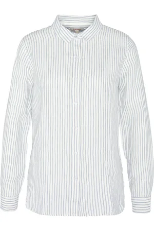 Barbour Marine Striped 100% Linen Shirt42