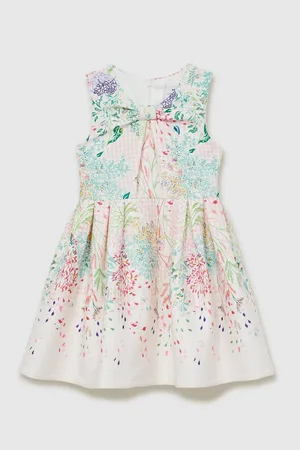 Reiss Isabel Floral-Print Flared Scuba Dress7