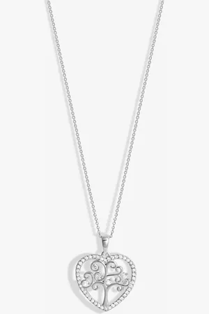 Simply Silver 925 Tree Of Love Heart PendantJeden
