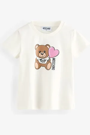Moschino Logo Short Sleeve T-Shirt With Love Heart Graphic140146 cm