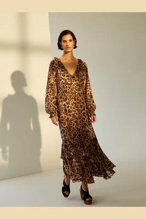 Monsoon Rowena Leopard Print Ruffle Dress52
