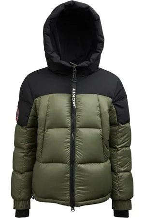 Jack1t Luna Down Hooded Puffer Black JacketM