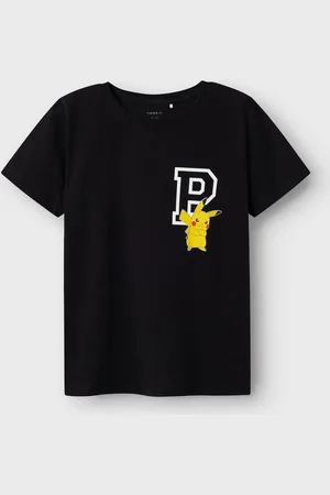NAME IT 100% Cotton Pokemon Pikachu Graphic T-Shirt7