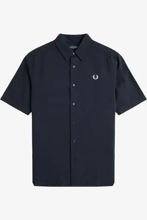 Fred Perry Textured Seersucker ShirtS