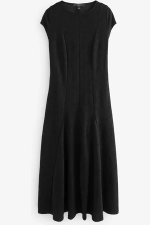 Next Cap Sleeve Jacquard Midi Dress48tall