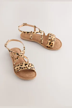 Next Leather Strappy Buckle Fastening Sandalsuk13eu32