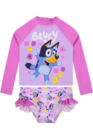 Character Long Sleeve Swimsuit With Frills104110 cm