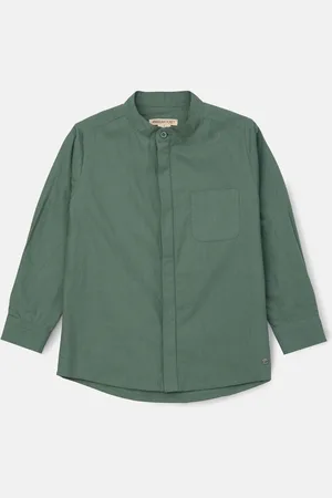 Angel & Rocket Omar Mandrin Collar Smart 100% Cotton Shirt7 lat (122 cm)