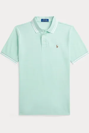 Ralph Lauren Boys Oxford Mesh 100% Cotton Polo Shirt158164 cm