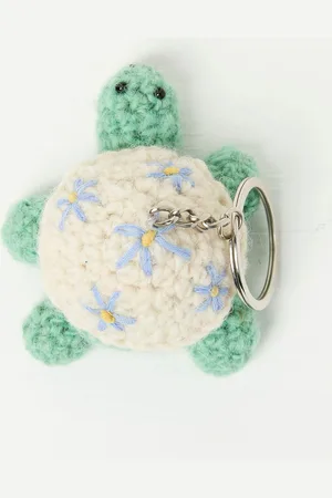 Fat Face Crochet Turtle KeyringJeden