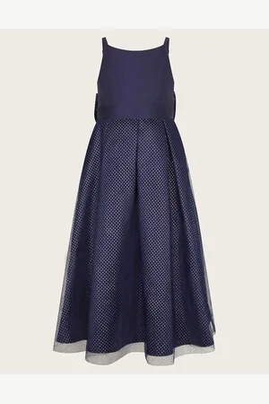 Monsoon Anastasia Sparkle Mesh Maxi Dress4 lat (104 cm)