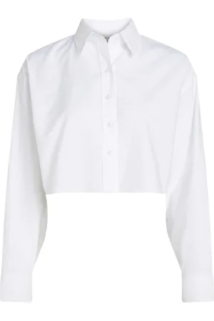 Calvin Klein Cropped 100% Cotton Oxford ShirtXL