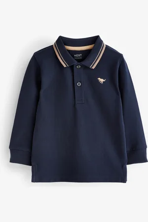 Next 100% Cotton Long Sleeve Polo Shirt (3mths-7yrs)12