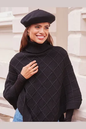 Lipsy London Wełniany beret Jeden