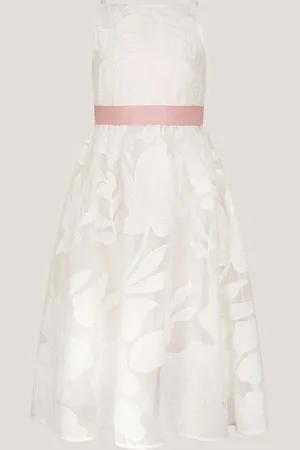 Monsoon Floral Embroidered Maxi Party Dress140146 cm