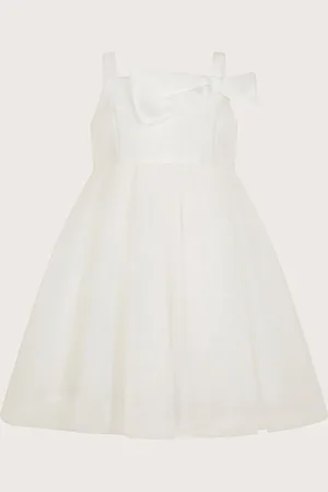 Monsoon Baby Betty Bow Twill Dress8692 cm