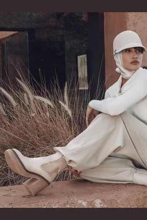 Moda In Pelle Brązowe botki Breeanna na platformie z krepyEU 40 (UK 7)