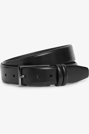 HUGO BOSS Logo Buckle Leather Belt110 cm