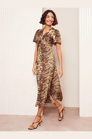Friends Like These Ruched Front ITY Midi Dress48